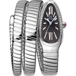 EXOTICA Women Dial & Stainless Steel Straps Analogue Date Aperture Watch Spiral-001-PNP Black-picture-26