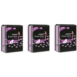 extra sure Sanitary Pads for Women with Wings | Dry-net Soft & Comfortable Sanitary Napkins for Day & Night Protection - XXXL (combo pack of 3) Sanitary Pad-picture-17