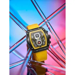 EXTRI Men Textured Dial & Silicon Straps Analogue Chronograph Watch X6053-E-picture-14