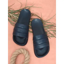 EXTRIMOS Men Blue Casual Sliders image 1