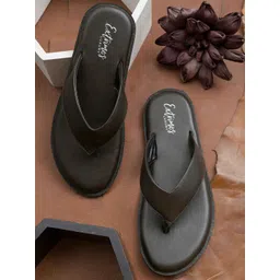 EXTRIMOS Men Brown Thong Flip-Flops-picture-15