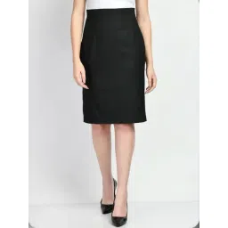 Exude Black Chequred Skirt-picture-36