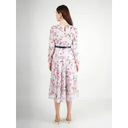 Exude Women Pink Regular Fit Casual Dress image 2