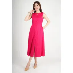 Exude Women Pink Regular Fit Formal Dress-picture-12