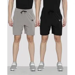 eyebogler Men Pack of 2 Regular Fit Shorts-picture-10