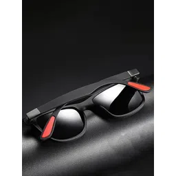 Eyedens Unisex Black Lens & Black Wayfarer Sunglasses with-picture-19