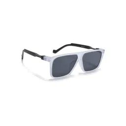 Eyejack Unisex UV Protected Square Grey Lens Sunglasses - 805CL1028 (55)-picture-11
