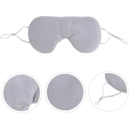 Eyes Mask & Sleeping Ear Plugs Set for Sleep, Meditation, Study & Bathing - 20 dB Noise Reduction for Adults & Kids – Perfect for Meditation, Study, Travel, and Relaxation (Eyes Mask Grey - 1 Pair Soft Foam Sky Blue) (green, One Size) image 3