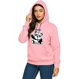 ezclothing Women's Full Sleeve Graphic Print Hooded Sweatshirt-picture-53