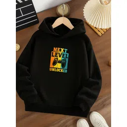 EZEE SLEEVES Unisex Kids Printed Hooded Sweatshirt-picture-34