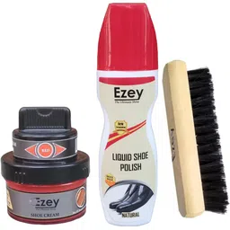 Ezey crm red+liq nat+shoe brush Shoe Care Kit-picture-22