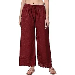 ezia outfit Chikankari Rayon Wide-Leg Palazzo-picture-47