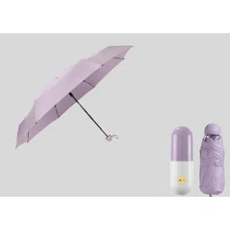 ezifix Capsule Umbrella – Compact Travel with Capsule Case | Lightweight, Portable & Pocket-Sized | Windproof, Waterproof & UV Protection for Rain & Sun | Stylish for Men, Women, Boys & Girls image 1