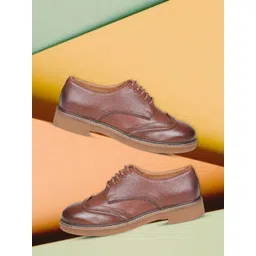 Ezok Men Leather Formal Derby-picture-34