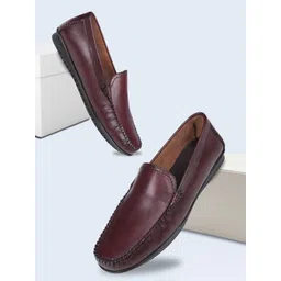 EZOK Men Leather Slip-On Loafers-picture-40