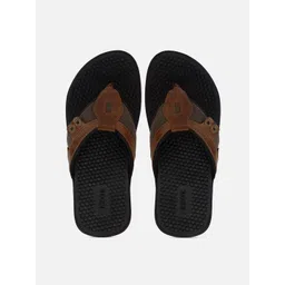 EZOK Men Textured Leather Comfort Sandals-picture-37
