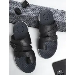 EZOK Men's Black Toe Ring Sandals-picture-32