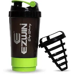 Ezwin Gym Shaker Beast 500ML | BPA-Free Protein Shaker Bottle with Mixing Ball | Leak-Proof Flip Lid | Durable Lightweight Design for Gym Fitness Pre and Post Workout Drinks-picture-11