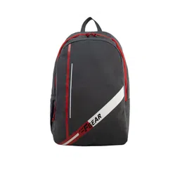 F Gear Kids Grey & Red Colourblocked Backpacks-picture-12