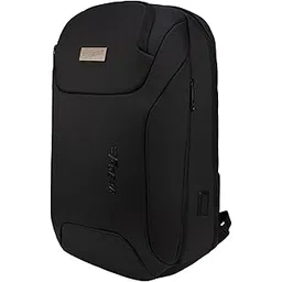 f gear Phantom Premium Black Laptop Backpack for Men & Women | 26L Water-Resistant Laptop Bag | Fits 17 Inch Laptop | USB & Type C Port, Number Lock, Anti-Theft Pocket, Luggage Strap, 180° Opening-picture-55