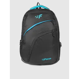 F Gear Unisex Black & Black Solid Backpack-picture-30