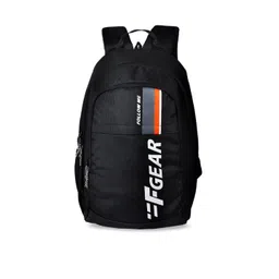 F Gear Unisex Black Brand Logo Water-Resistant Backpack-picture-29