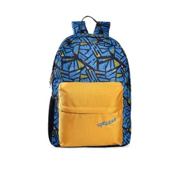 F Gear Unisex Blue & Yellow Colourblocked Backpack-picture-31