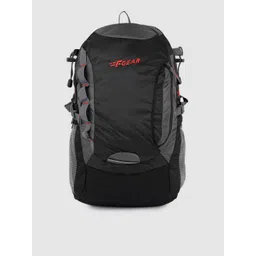F Gear Unisex Fortune Black & Grey Solid Backpack-picture-39