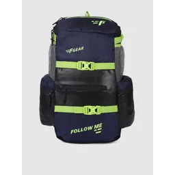 F Gear Unisex Navy Blue & Black Brand Logo Larkin Laptop Backpack-picture-18