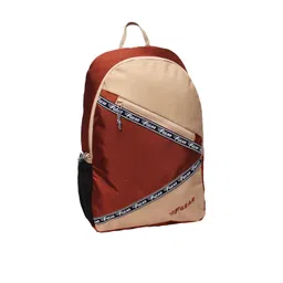 F Gear Unisex Red & Beige Colourblocked Backpack-picture-33