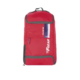 F Gear Unisex Red & Grey Typography Backpack-picture-31