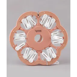 fab n funky Cloud Shaped Hanger With 18 Hooks - Pink image 2