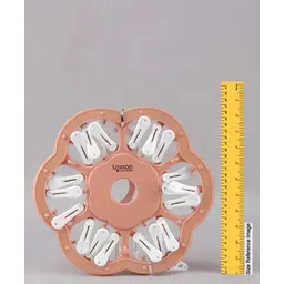 fab n funky Cloud Shaped Hanger With 18 Hooks - Pink image 3