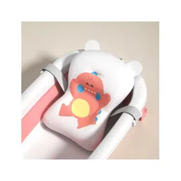 fab n funky Baby Bath Cushion With Animal Print - Red-picture-19