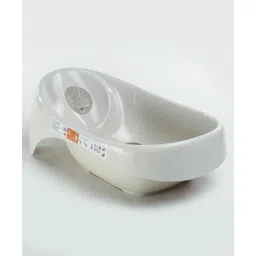 fab n funky Baby Bath Tub with Anti Skid Base - Cream-picture-22