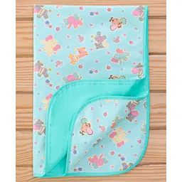fab n funky Baby Diaper Changing Waterproof Mat Animal Print With PVC Fabric -Sea Green-picture-13