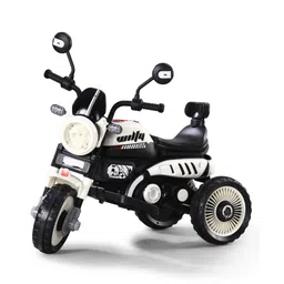 fab n funky Baby Wilfy Three Wheel Battery Operated Ride on Bike with Music & Lights - White| Pre-loaded Music with USB & AUX| Easy to Assemble| Comfortable Seat| Easy to Operate| Toy for 2+ yrs Boys & Girls-picture-34