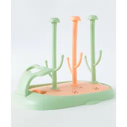 fab n funky Bottle Drying Rack Made from Durable and Sturdy Material - Green-picture-25