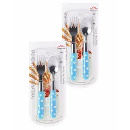 fab n funky Feeding Spoon & Fork Blue Purple - Pack of 2-picture-30