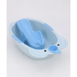 fab n funky Large Size Baby Bath With Bath Rack - Blue-picture-20