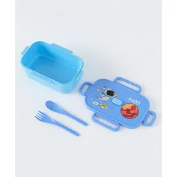 fab n funky Leak-Proof & Freezer Safe Lunch Box With Space Theme Print - Blue-picture-32