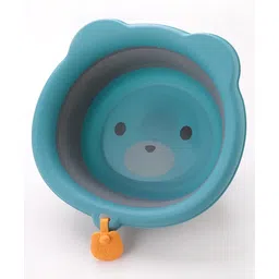 fab n funky Portable Bathroom Wash Basin with Teddy Print - Blue-picture-17