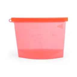 fab n funky Silicone Food Storage Bag- Red-picture-13
