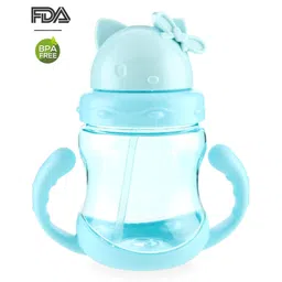 fab n funky Twin Handle Sipper Cup Blue - 250 ml-picture-15