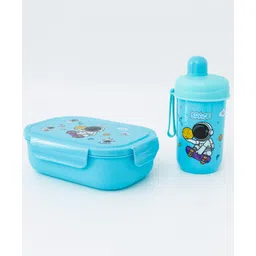 fab n funky Unicorn Kids Lunch Box Set Blue| BPA-Free| 450ml Lunch Box & 400ml Water Bottle & Tiffin Box for School for Boys & Girls|Leak-Resistant| Freezer-Safe| Durable Kids| Snack, Lunch Box-picture-38