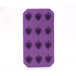 fab n funky Grapes Shaped Ice Cube Tray - Light Purple image 4