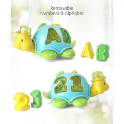 fab n funky Tortoise Bump and Go Toy - Blue image 4