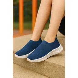 Fabbmate Trendy Memory Foam Walking Slip On Sneakers For Women-picture-37