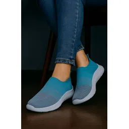 Fabbmate Trendy Memory Foam Walking Slip On Sneakers For Women-picture-24