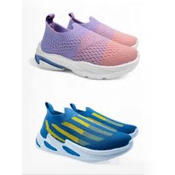 FABBMATE Unisex Kids Textured Slip-On Sneakers-picture-33